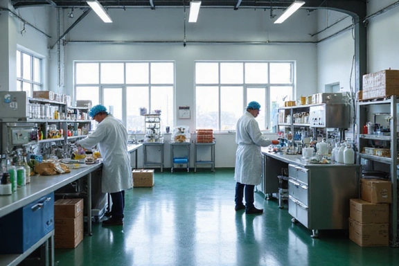 Revionyx production facility showing modern equipment and quality control processes