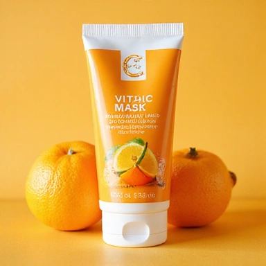 Brightening Vitamin C Face Mask for radiant skin complexion
